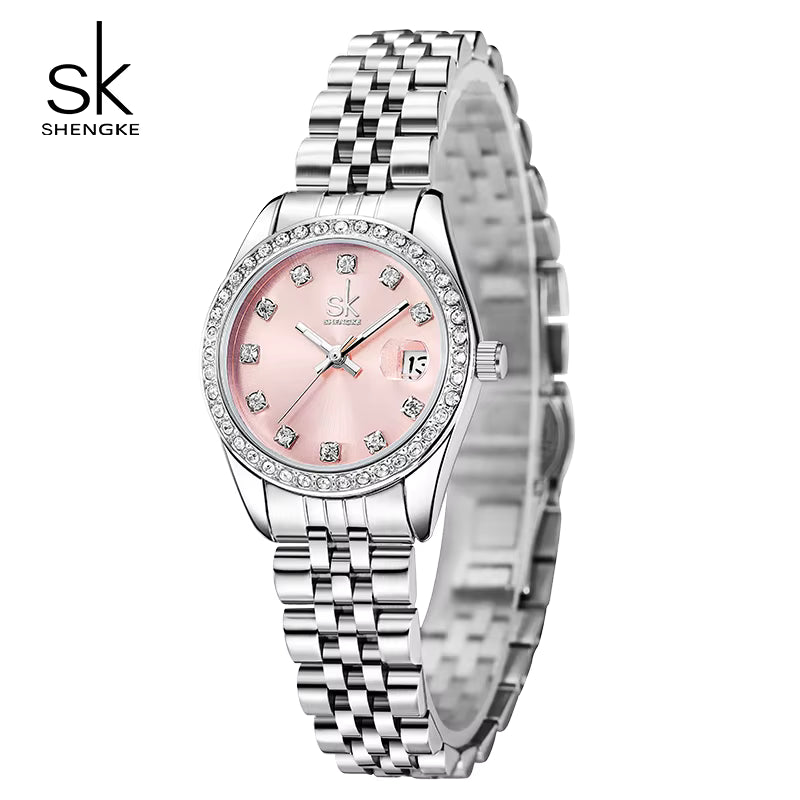 Luxury Retro Ladies Quartz Wrist Watch 2025 – Classic Fashion Women’s Watch with Calendar Ceyda