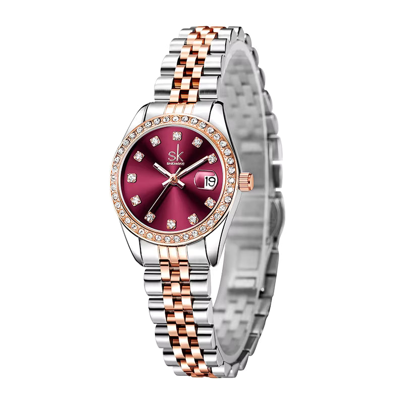 Luxury Retro Ladies Quartz Wrist Watch 2025 – Classic Fashion Women’s Watch with Calendar Ceyda
