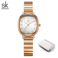 Shengke Women’s Fashion Square Watch –  Steel Quartz Bracelet Eloisa