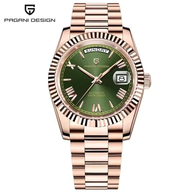 PAGANI DESIGN PD-1752 Rose Gold DD36 Men’s Mechanical Watch | 2025 Luxury Automatic Watch | Sapphire Glass | High‑End Wristwatch for Men